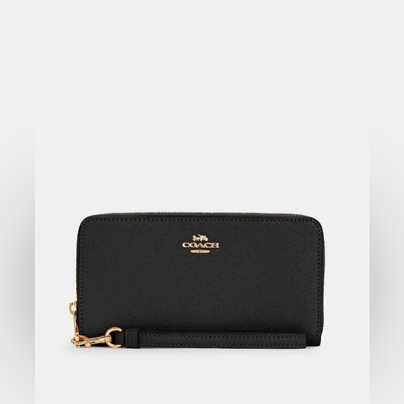 coach black leather zipper wallet PRICR DROP - Picture 6 of 7